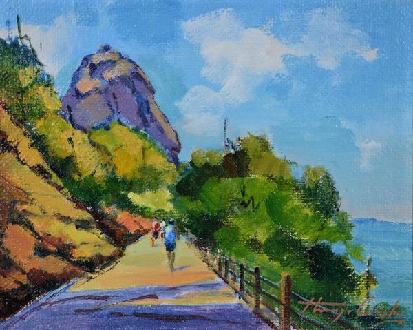 THIAGO CASTRO (1984) - Estrada Claudio Coutinho - Urca - ost - 50 x 40