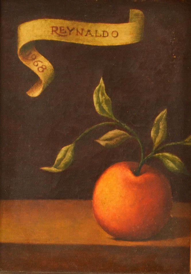 REYNALDO Fonseca (1925) “Maçã”, o.s.t. – 22 x 16 cm. Ass. e dat. 1968