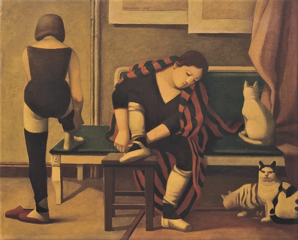 Reynaldo Fonseca (Brasil, 1925) Escola de dança, 1976,Óleo sobre tela,81 X 100 cm