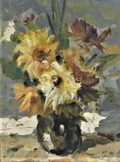 Reynaldo MANSKE - ost flores med 18 x 24 cm