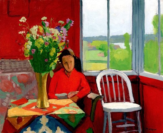 Interior, Hesnes, Norway , 1925, Albert Marquet (França, 1875 - 1947), Oleo sobre tela