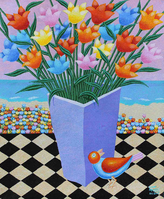 Ernani Pavaneli (Brasil, 1942) Natureza morta,