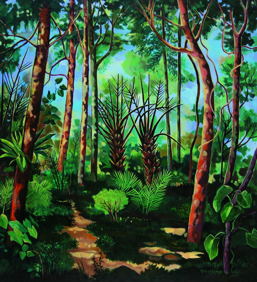 Yara Tupinambá, Mata do Vale do Rio Doce, 2006, 110 x 100 cm – AST