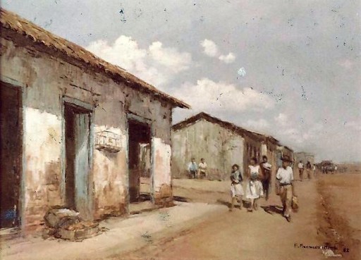 Edson Franceschini (Brasil, 1953) Recanto de Goiás original, ost