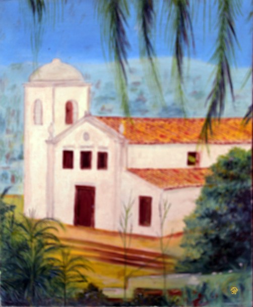 Pintura de Beato Ten Prenafeta Óleo sobre tela Cuiaba Igreja de São Benedito