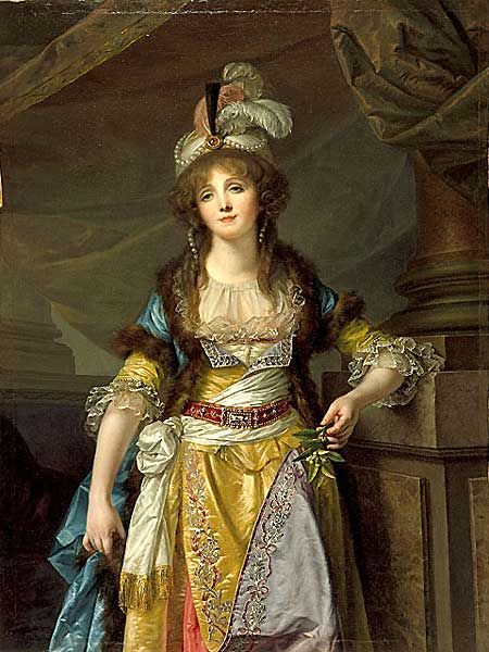 Lady in Turkish Fancy Dress , 1790 greuze