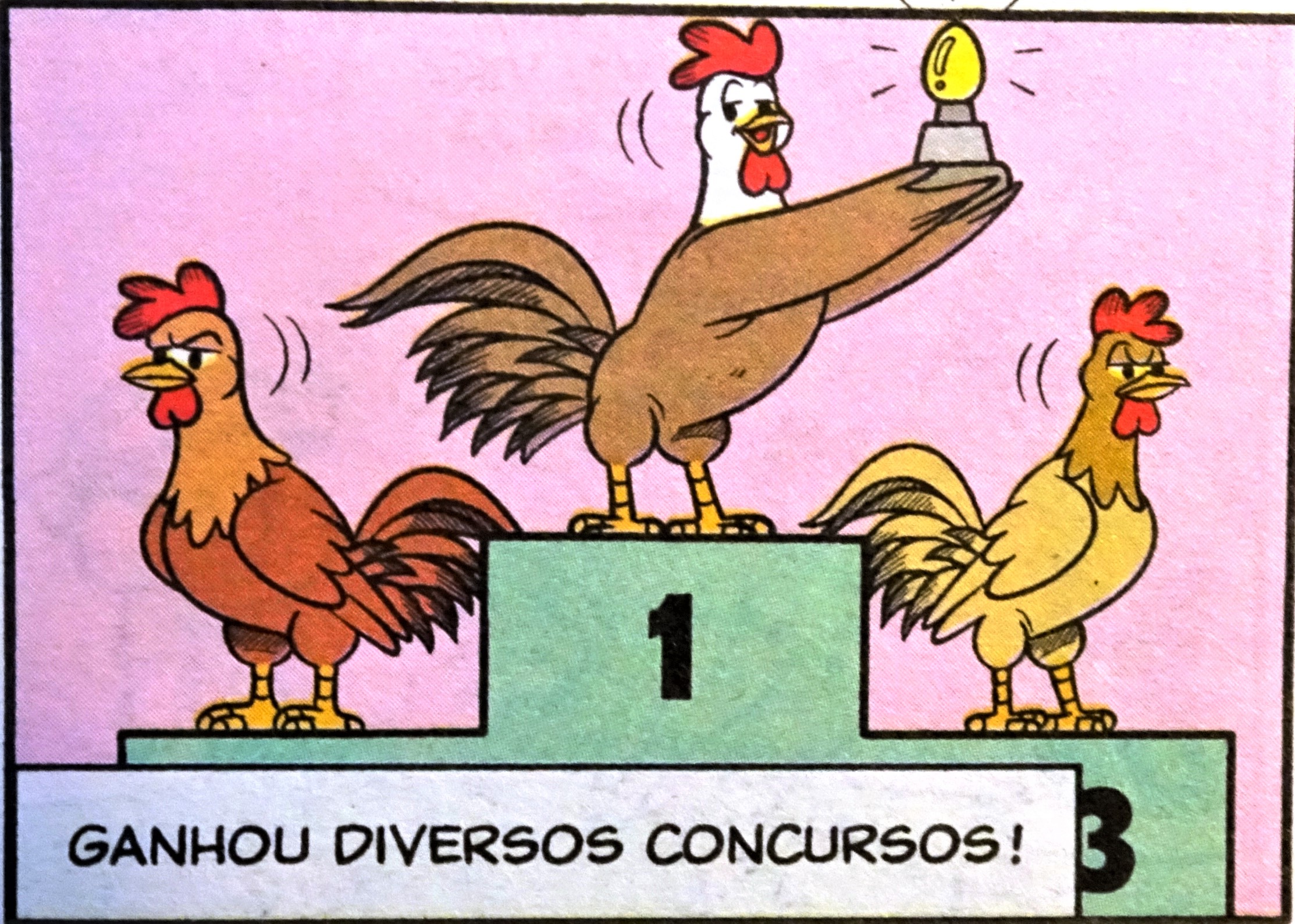 ganhou concursos,