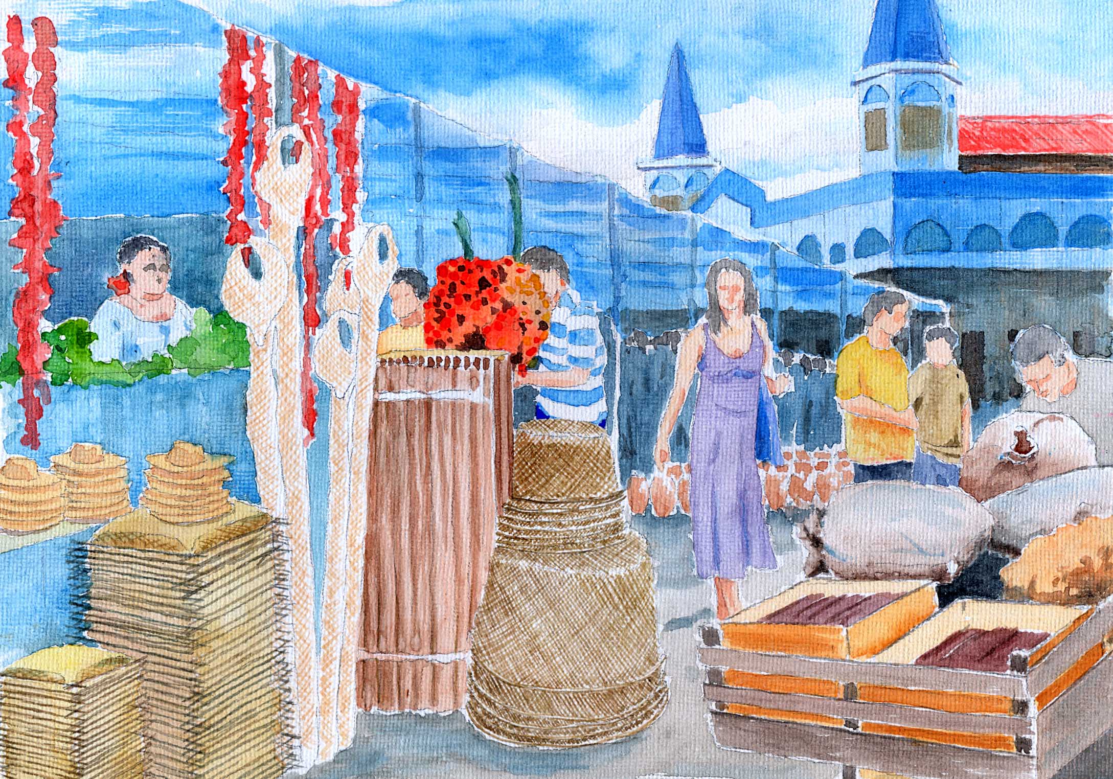 veropesoMercado Ver-o-Peso (Desenho de Luiz Porto)