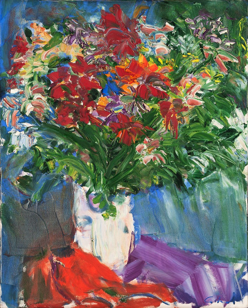 antonio-helio-cabral-vaso-de-flor-oleo-sobre-tela-100 x 80 cm