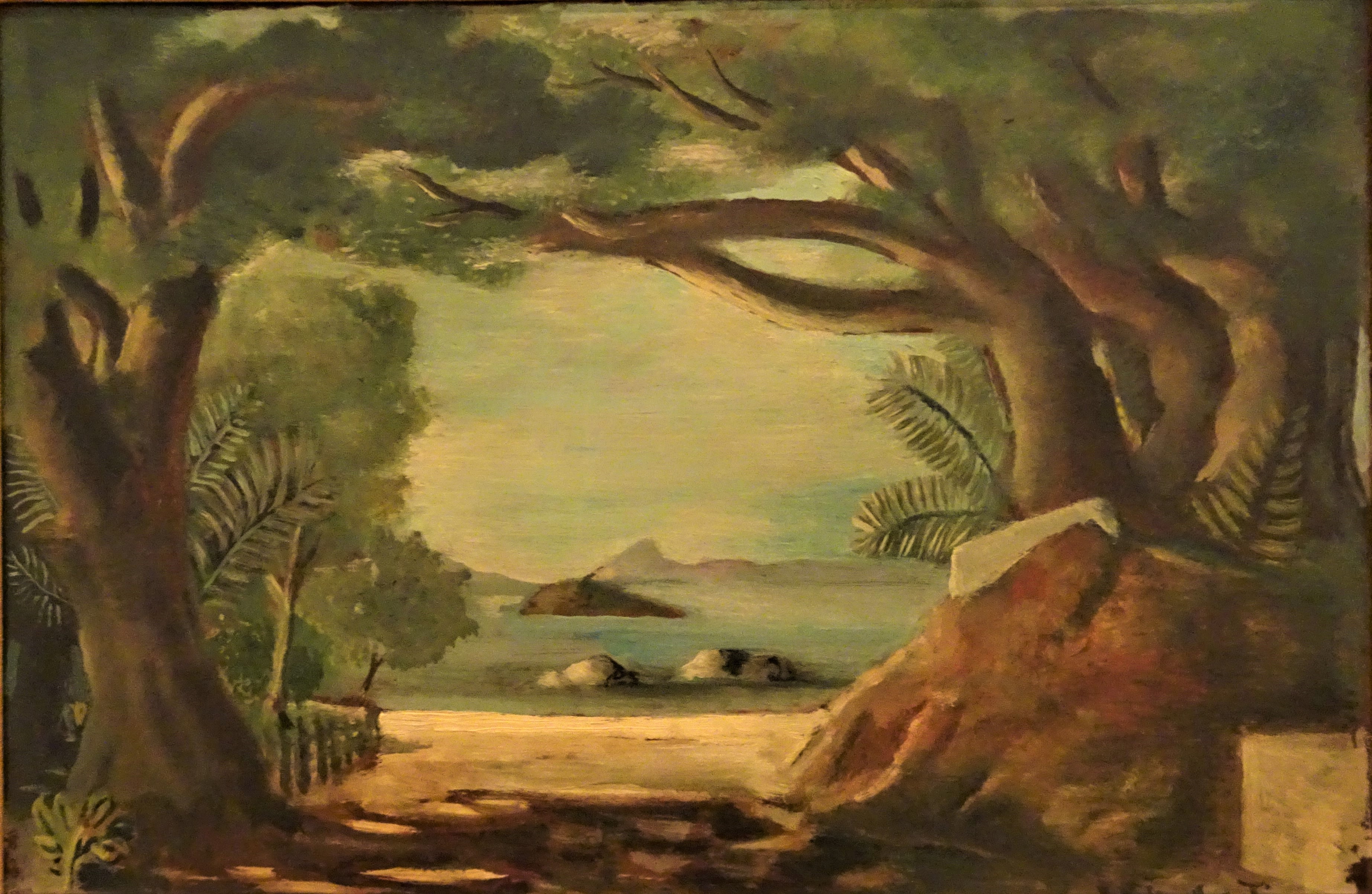 Di Cavalcanti, Paquetá, 1928,osobre cartão, Cl Domingos Giobbi