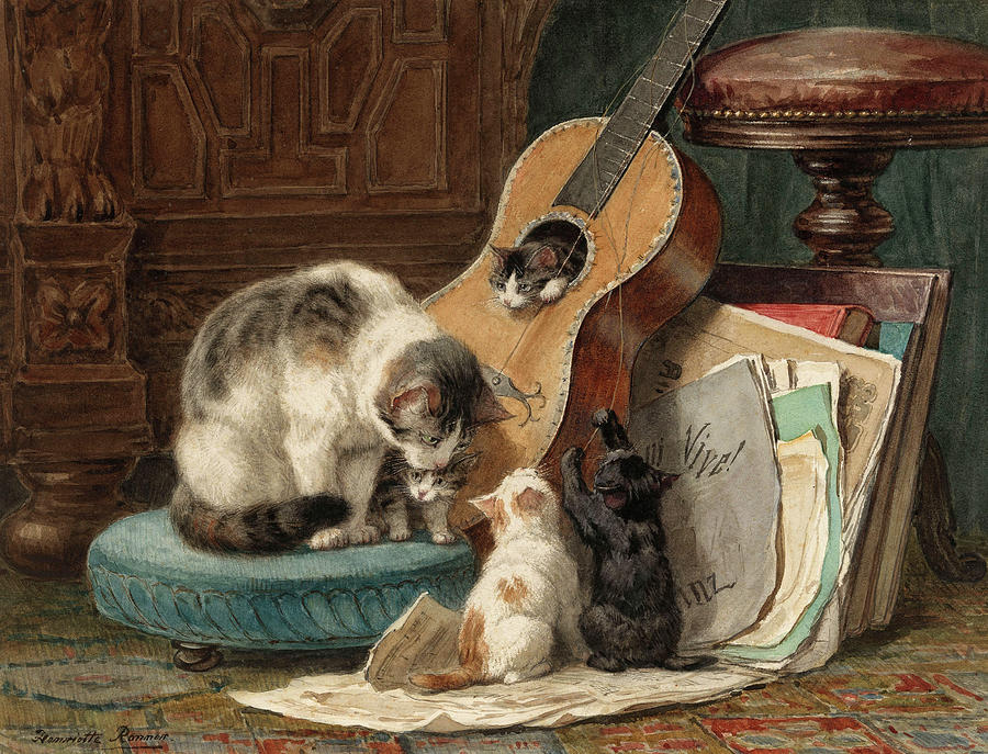 the-musicians-henriette-ronner-knip