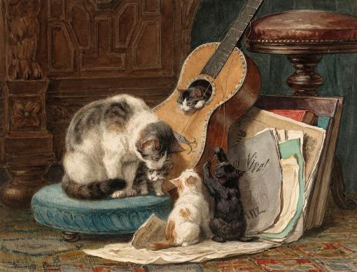 the-musicians-henriette-ronner-knip