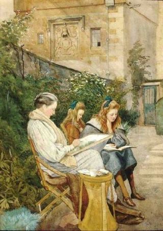 George Howard (GB) a family reading