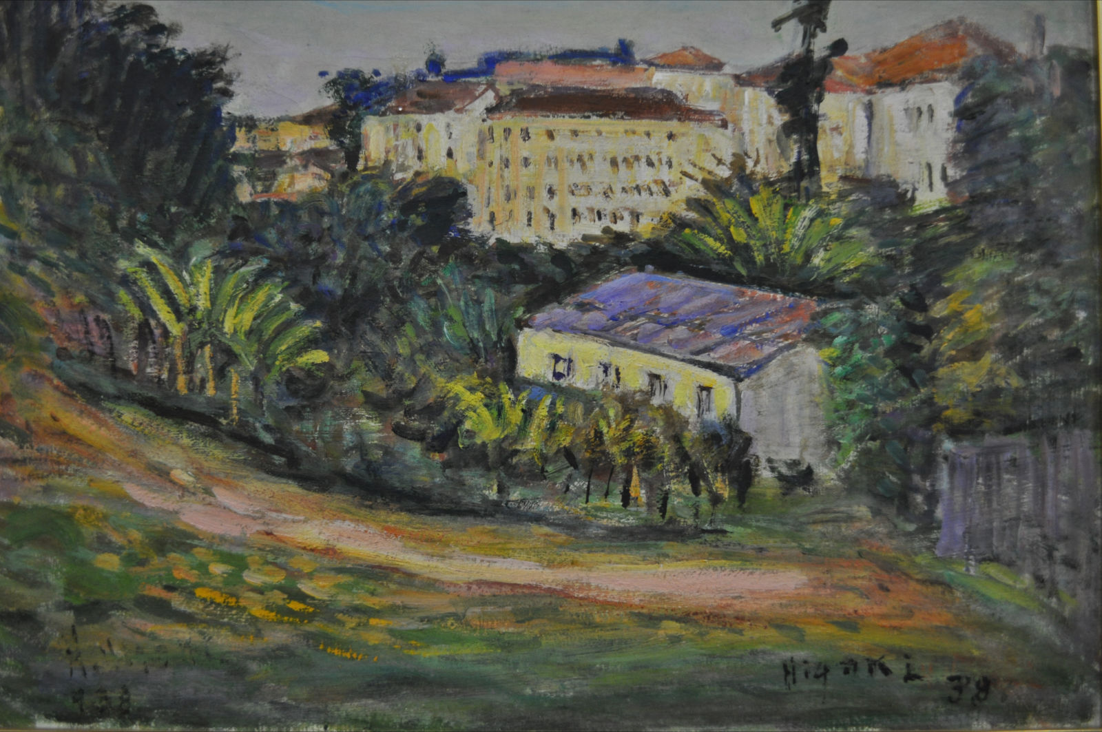 Hajime Higaki, Avenida Itororo, atual 23 de maio, 1938, ost,46 x 38 cm