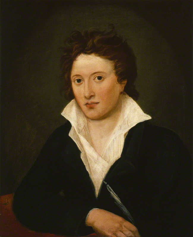 NPG 1234; Percy Bysshe Shelley by Amelia Curran